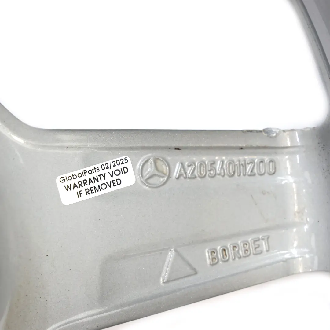 Mercedes W205 Himalaya Grey AMG Cerchio in lega 5 razze 18" 8,5J - SKU A2054011200-1 - Numero di parte A2054011200