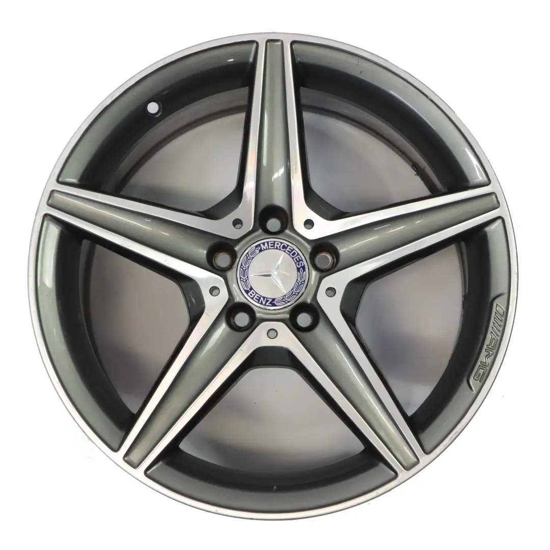Mercedes W205 Grau AMG Leichtmetallrad Felge 5 Speichen 18" 8,5J - SKU A2054011200-2 - Teilenummer A2054011200