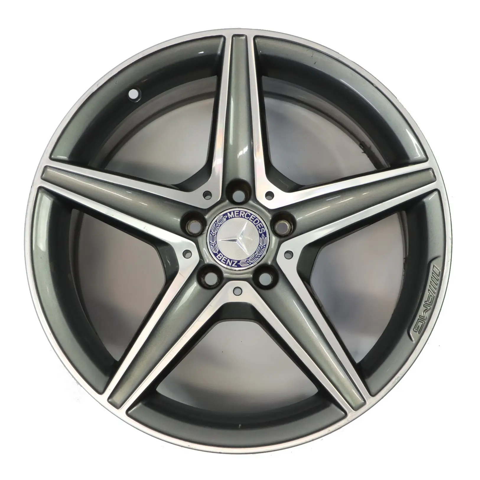 Mercedes W205 Himalaya Grey AMG Cerchio in lega 5 razze 18" 8,5J A2054011200