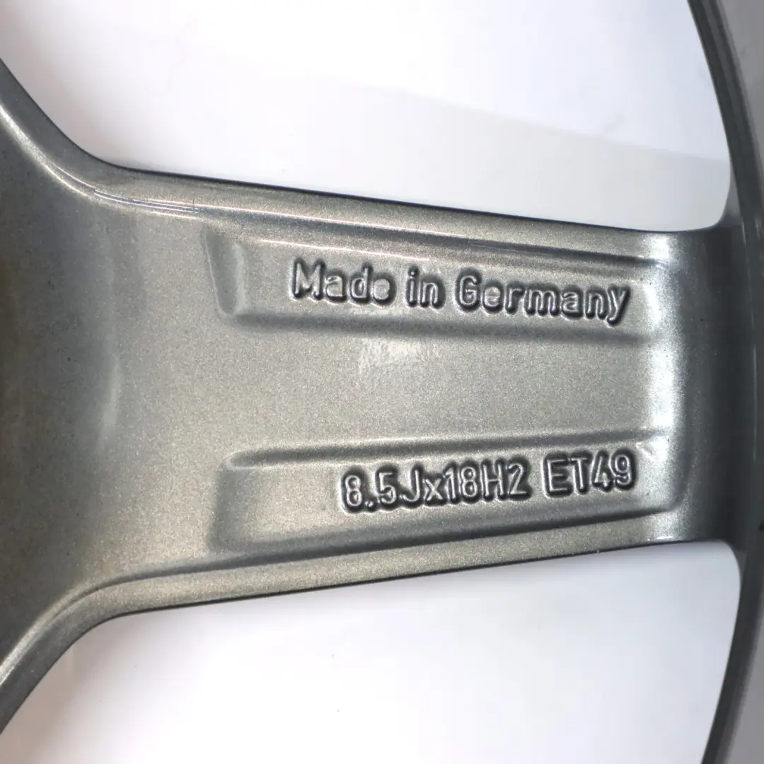 Himalaya Grey AMG Alloy Wheel Rim 5 Spoke 18" 8,5J to Mercedes W205 with Part number A2054011200 Mercedes W205 Himalaya Grey AMG Alloy Wheel Rim 5 Spoke 18" 8,5J - SKU A2054011200-4 - Part number A2054011200