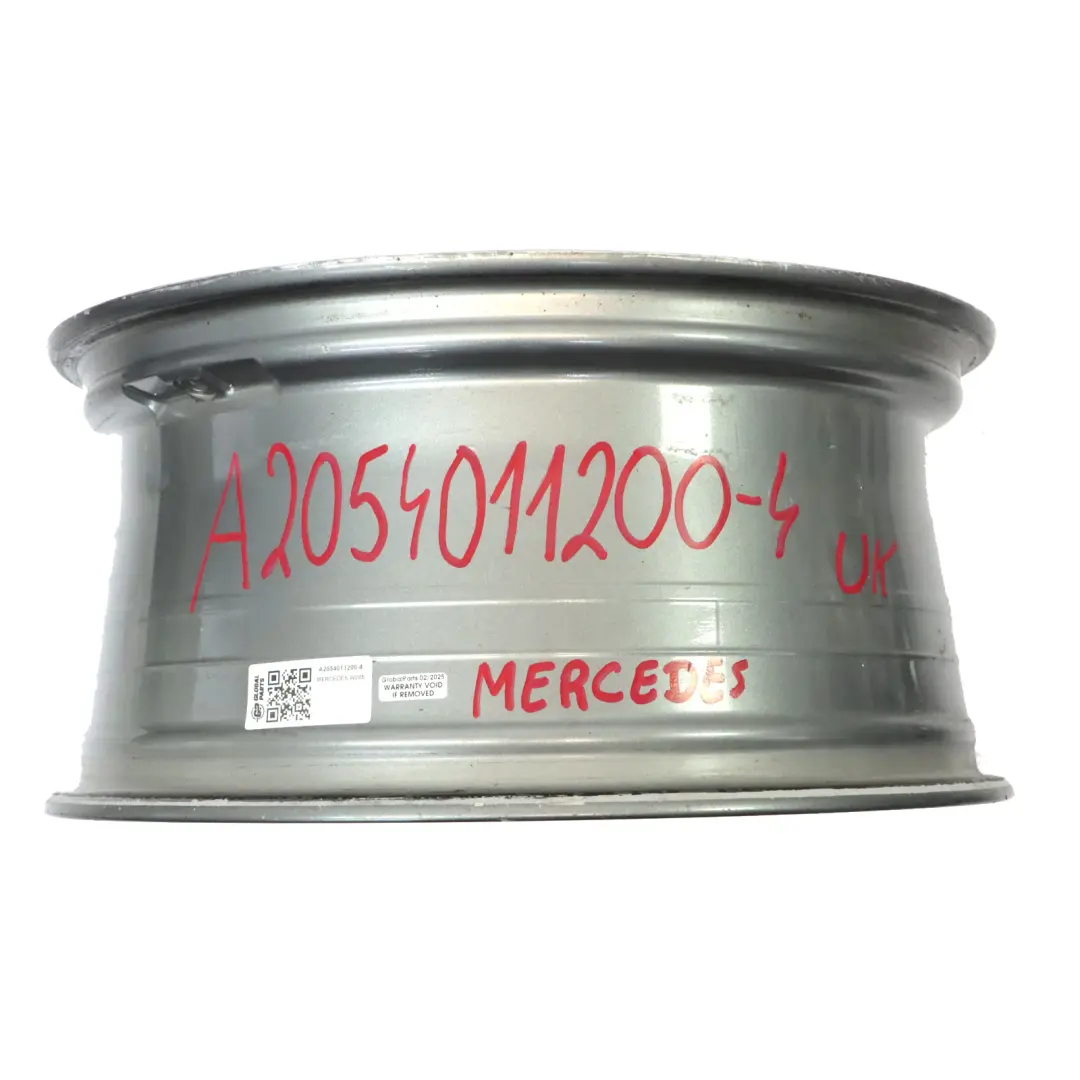 Mercedes W205 Himalaya Grey AMG Alloy Wheel Rim 5 Spoke 18" 8,5J - SKU A2054011200-4 - Part number A2054011200