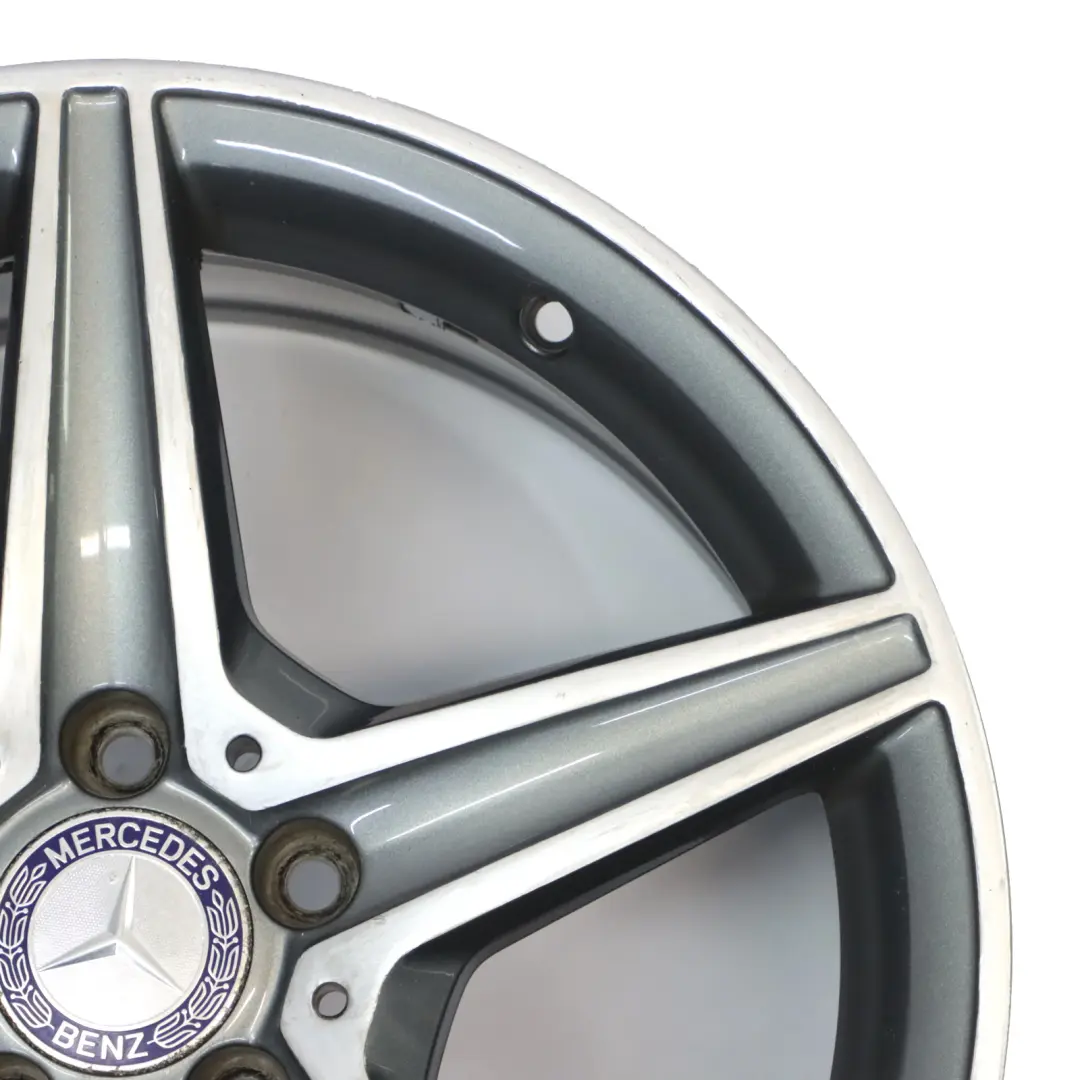 Himalaya Grey AMG Alloy Wheel Rim 5 Spoke 18" 8,5J to Mercedes W205 with Part number A2054011200 Mercedes W205 Himalaya Grey AMG Alloy Wheel Rim 5 Spoke 18" 8,5J - SKU A2054011200-4 - Part number A2054011200
