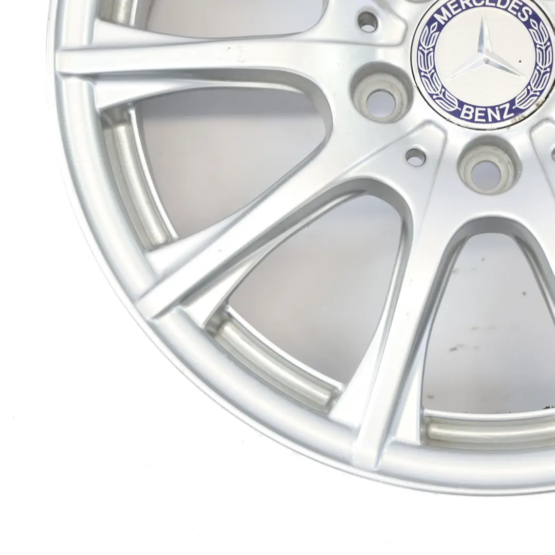  Llanta de aleación plateada Mercedes W205 16'' 6,5J ET:38 10 radios - SKU A2054012400-1 - Número de pieza A2054012400