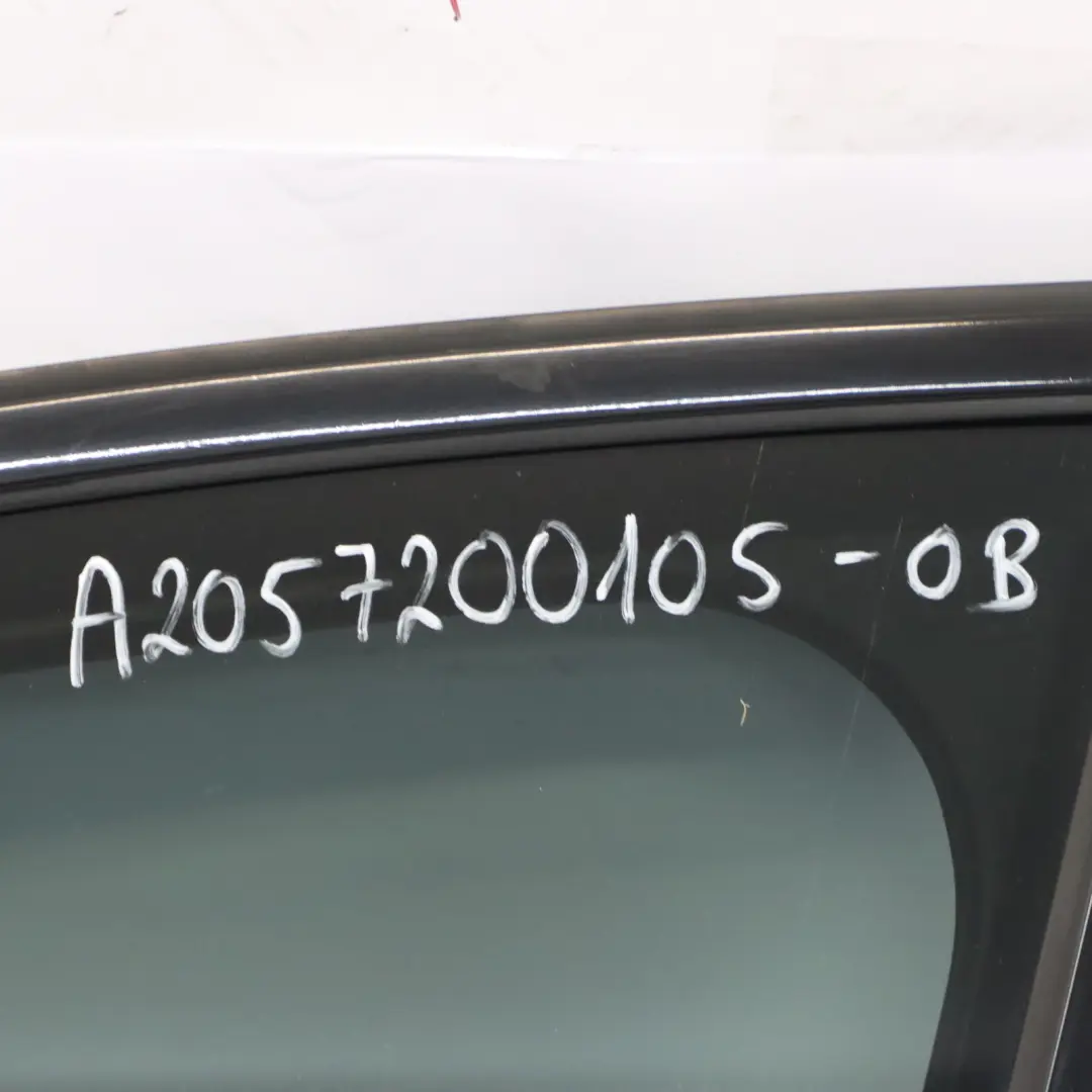 Mercedes W205 Door Front Left N/S Obsidian Black Metallic - 197 - SKU A2057200105-OB - Part number A2057200105