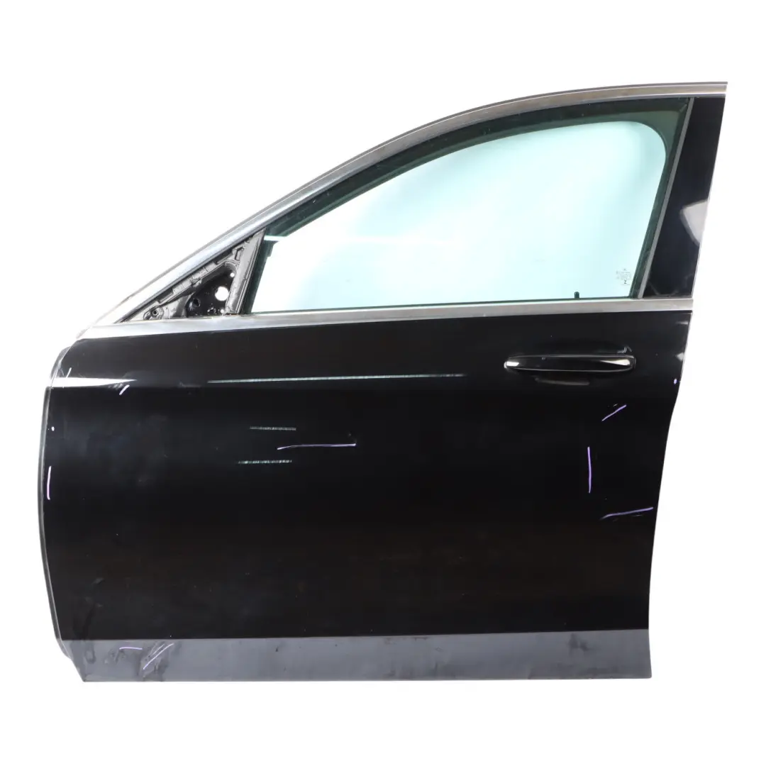 Mercedes W205 Door Front Left N/S Obsidian Black Metallic - 197 - SKU A2057200105-OB1 - Part number A2057200105