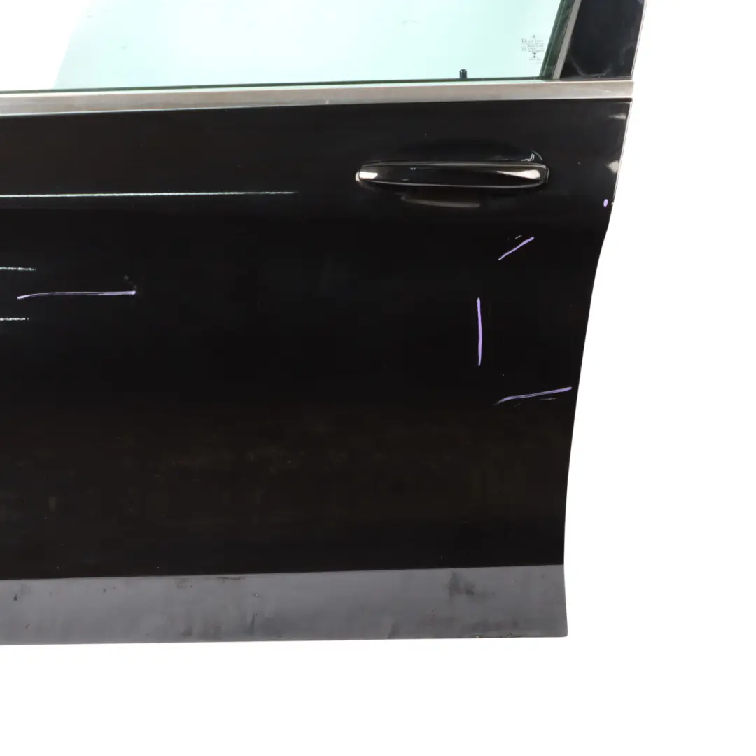 Mercedes W205 Door Front Left N/S Obsidian Black Metallic - 197 - SKU A2057200105-OB1 - Part number A2057200105