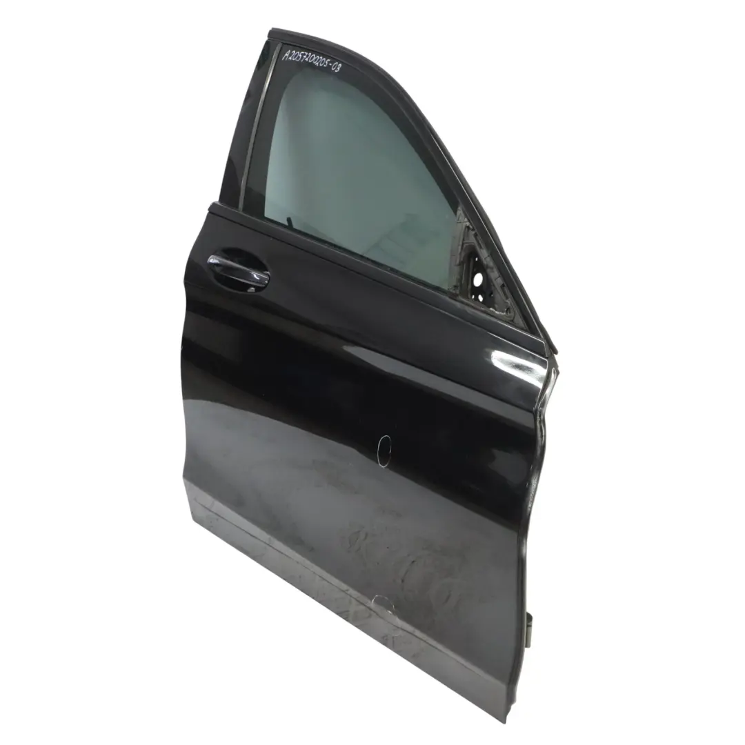 Mercedes W205 Tür vorne rechts Obsidianschwarz Metallic - 197 - SKU A2057200205-OB - Teilenummer A2057200205