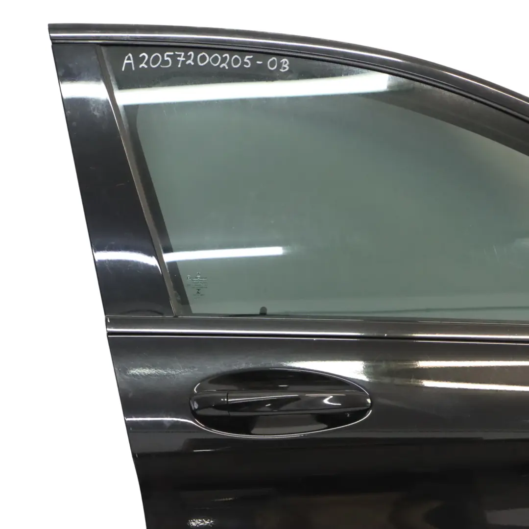 Mercedes W205 Drzwi Prawe Przednie Obsidian Black Czarny Metalik - 197 - SKU A2057200205-OB - Numer Części A2057200205