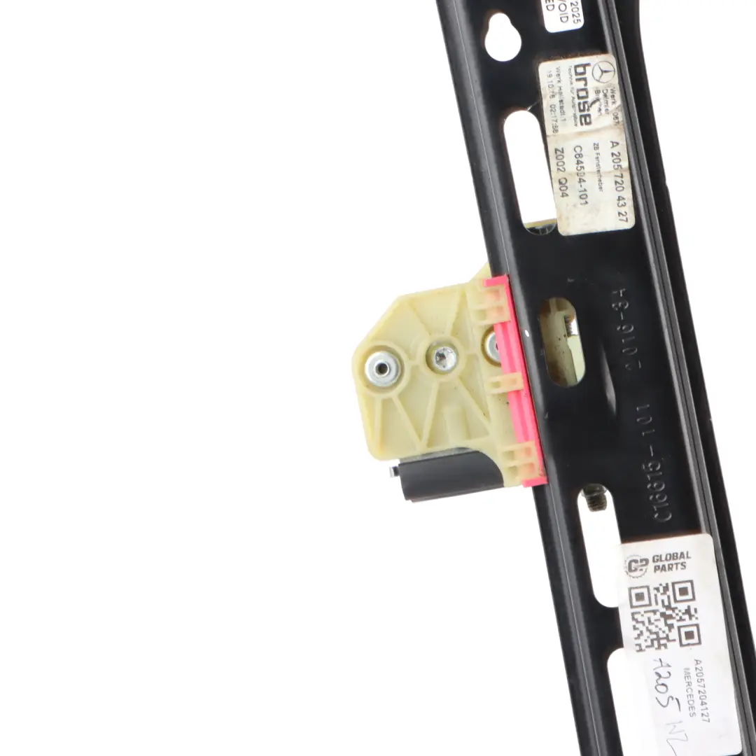 Regolatore Alzacristallo Portiera Anteriore Sinistro per Mercedes A205 con numero di parte A2057204127 Mercedes A205 Regolatore Alzacristallo Portiera Anteriore Sinistro - SKU A2057204127 - Numero di parte A2057204127