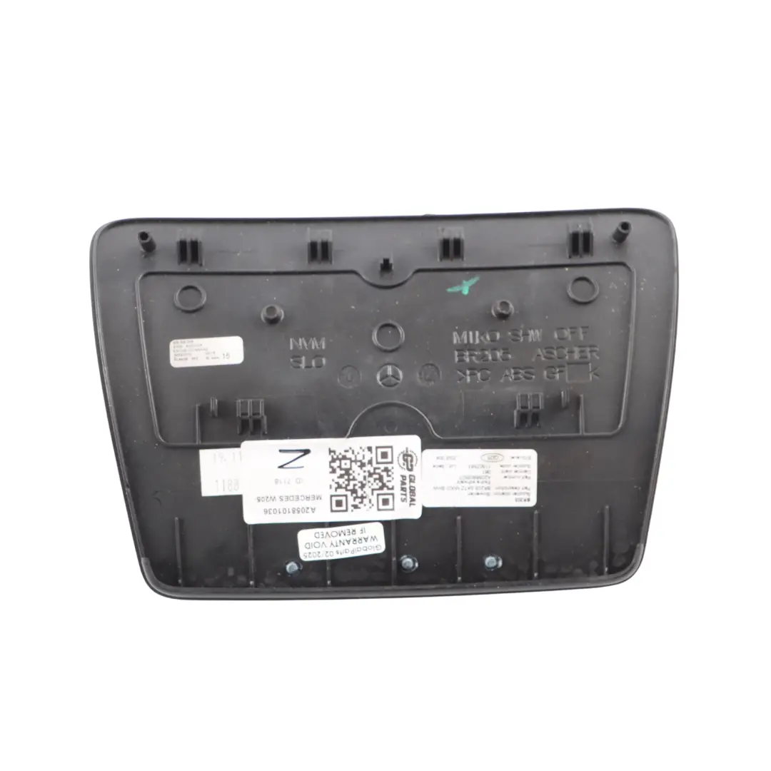 Mercedes W205 Console Ashtray Tray Cover Cap Wood - SKU A2058101036 - Part number A2058101036