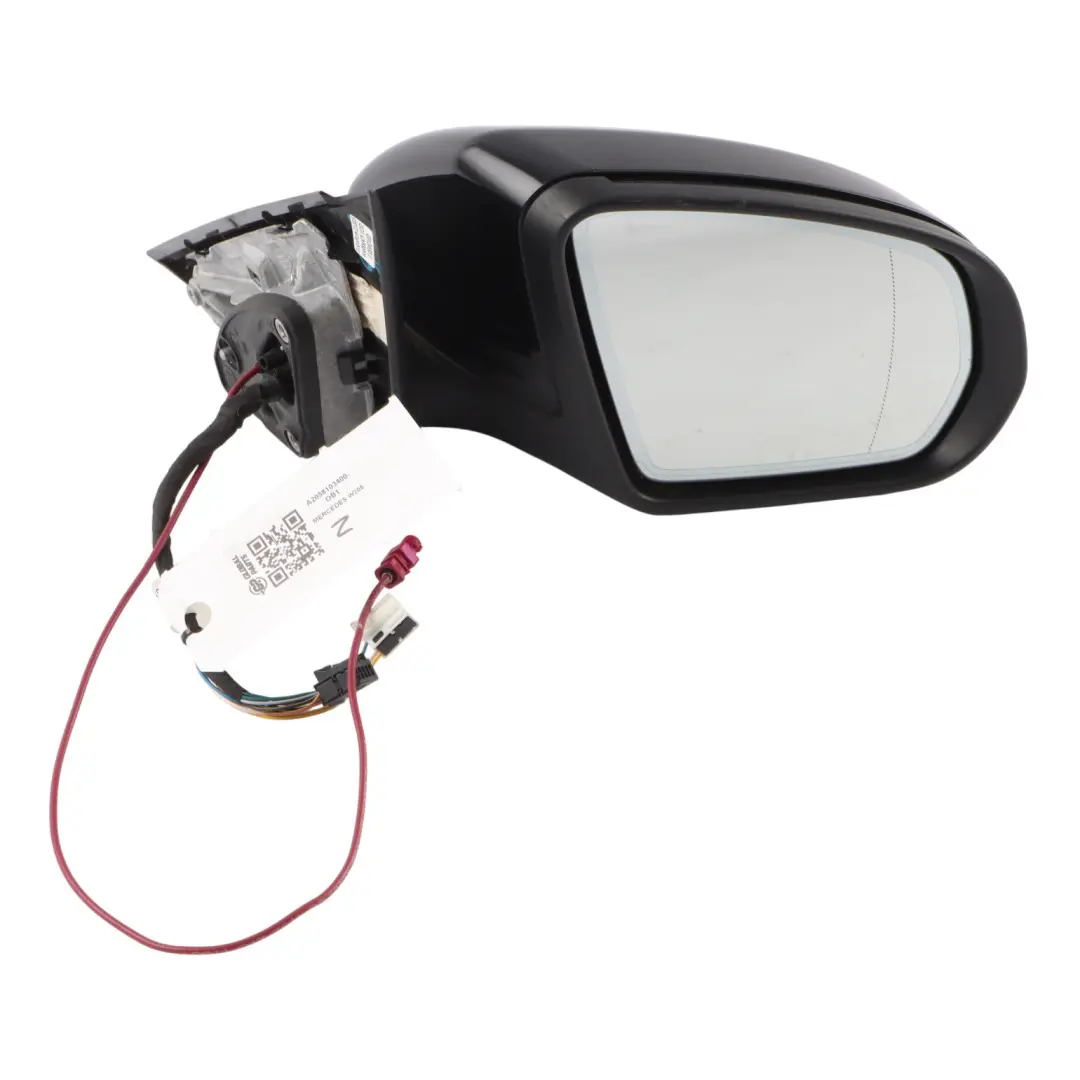 Front Wing Mirror Cover Panel Trim Right O/S to Mercedes W205 with Part number A2058103400 Mercedes W205 Front Wing Mirror Cover Panel Trim Right O/S - SKU A2058103400-OB1 - Part number A2058103400