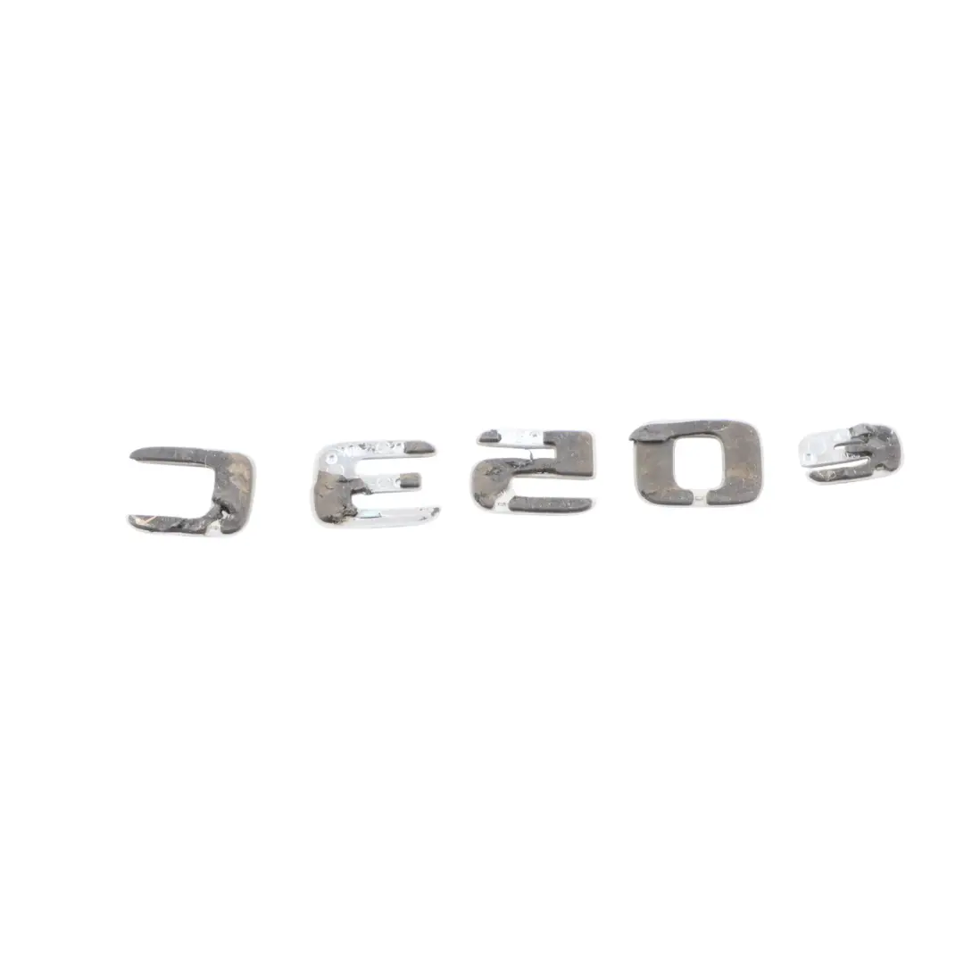 C305e Rear Boot Trunk Tailgate Adhered Emblem Lettering to Mercedes W205 with Part number A2058178700 Mercedes W205 C305e Rear Boot Trunk Tailgate Adhered Emblem Lettering - SKU A2058178700 - Part number A2058178700