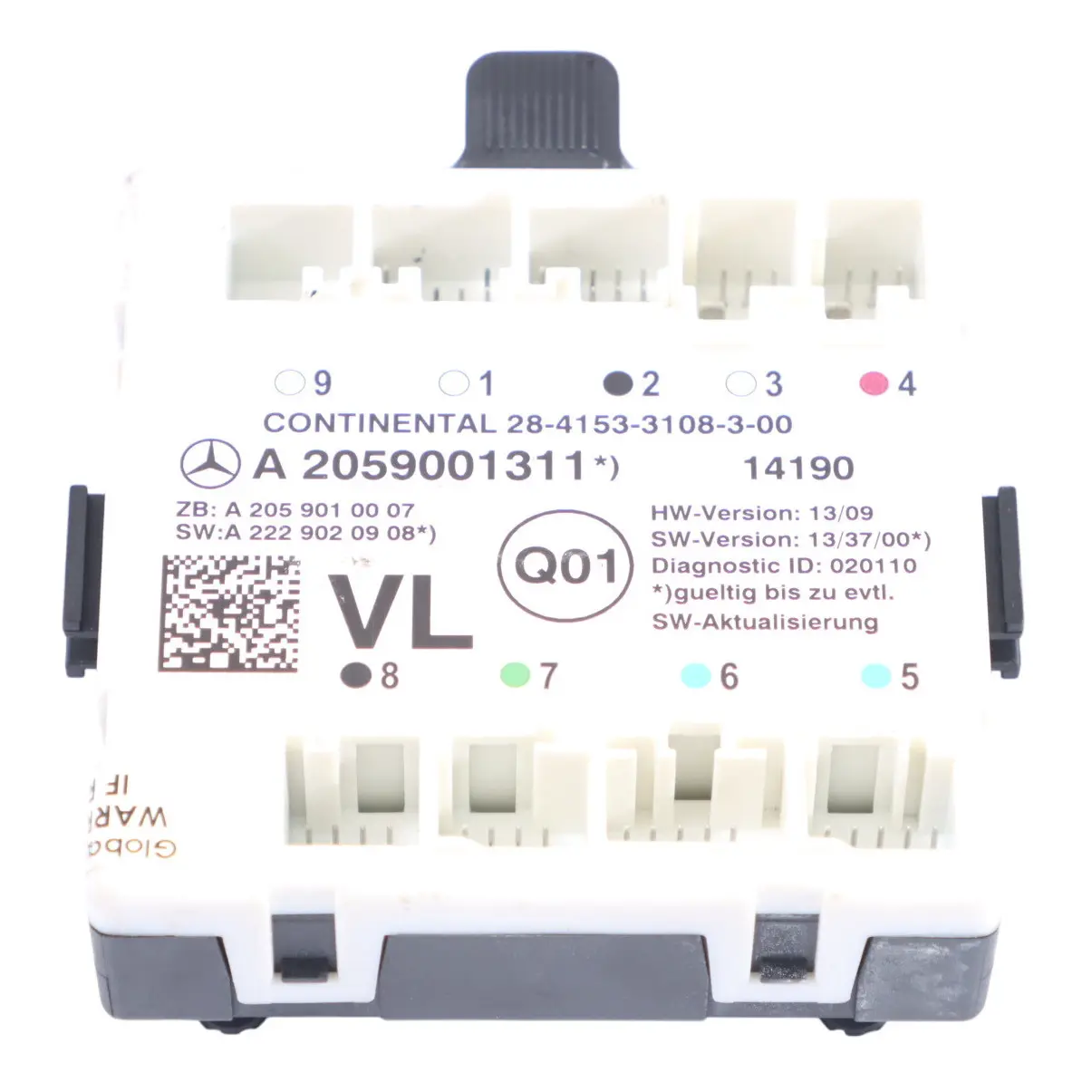 Mercedes W205 Module De Porte Avant Gauche Unité De Commande ECU A2059001311