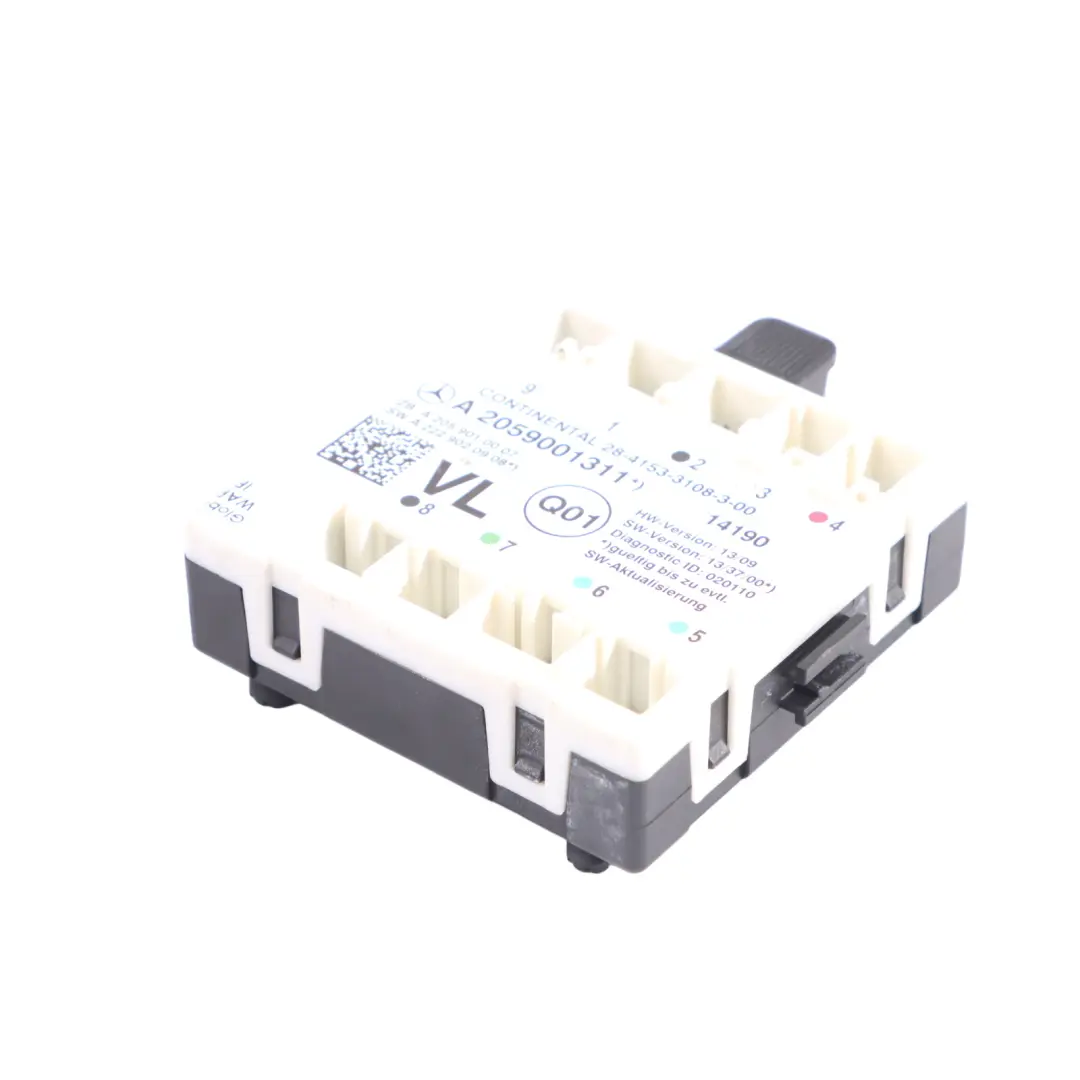 Door Module Front Left N/S Control Unit ECU to Mercedes W205 with Part number A2059001311 Mercedes W205 Door Module Front Left N/S Control Unit ECU - SKU A2059001311 - Part number A2059001311