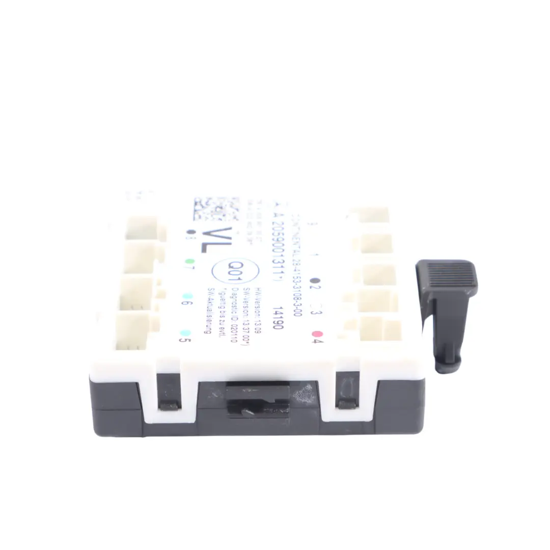 Door Module Front Left N/S Control Unit ECU to Mercedes W205 with Part number A2059001311 Mercedes W205 Door Module Front Left N/S Control Unit ECU - SKU A2059001311 - Part number A2059001311