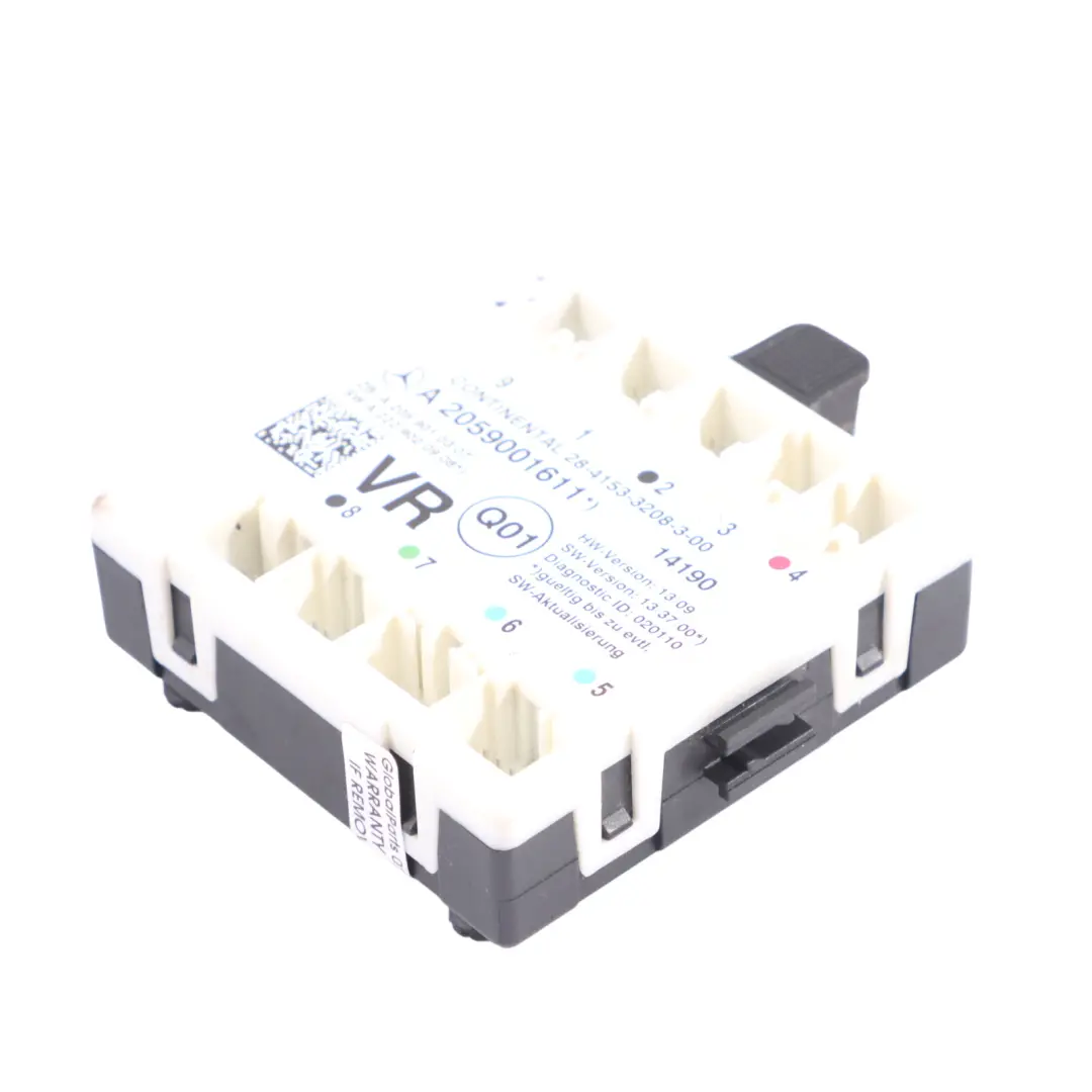 Mercedes W205 Module Porte Avant Droit Unité Commande ECU - SKU A2059001611 - Numéro de pièce A2059001611