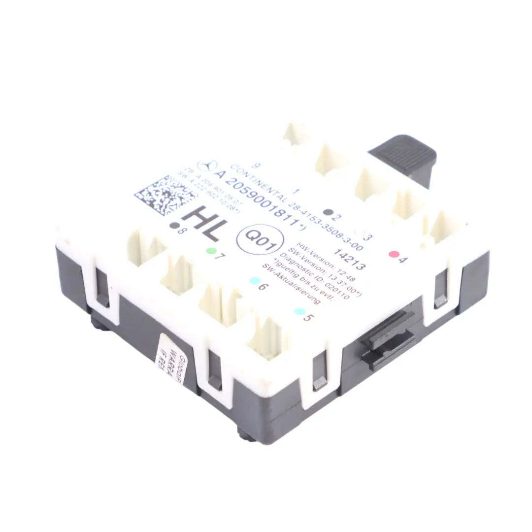 Hintere Tür Steuerung Modul Einheit Links ECU für Mercedes W205 mit Teilenummer A2059001811 Mercedes W205 Hintere Tür Steuerung Modul Einheit Links ECU - SKU A2059001811 - Teilenummer A2059001811