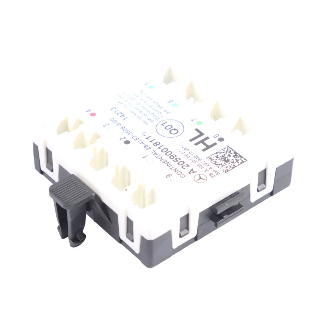 Door Control Module Unit Left N/S ECU to Mercedes W205 Rear with Part number A2059001811 Mercedes W205 Rear Door Control Module Unit Left N/S ECU - SKU A2059001811 - Part number A2059001811