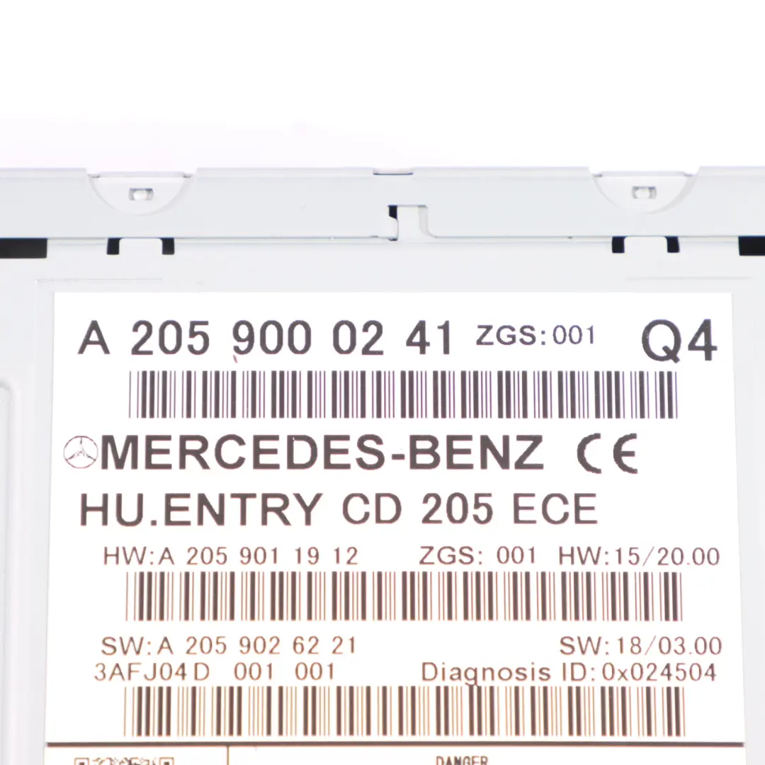 Mercedes W205 Unidad Principal Con Radio Audio Navegación GPS Para - SKU A2059007815 - Número de pieza A2059007815