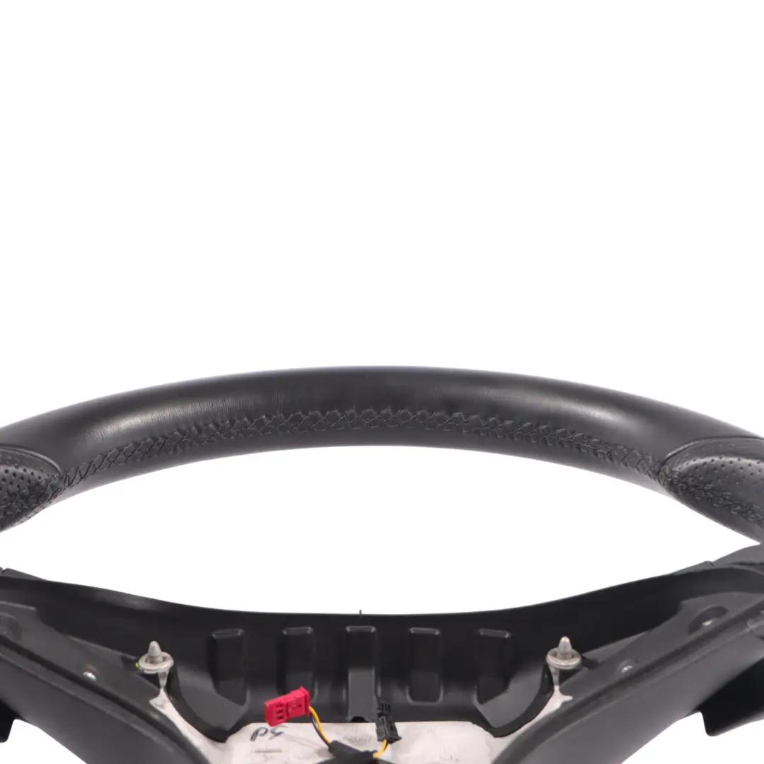  Steering Wheel Mercedes C207 W212 Black Leather Black Threads Paddle Shift - SKU A2074601203 - Part number A2074601203