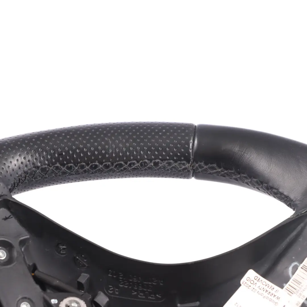  Steering Wheel Mercedes C207 W212 Black Leather Black Threads Paddle Shift - SKU A2074601203 - Part number A2074601203
