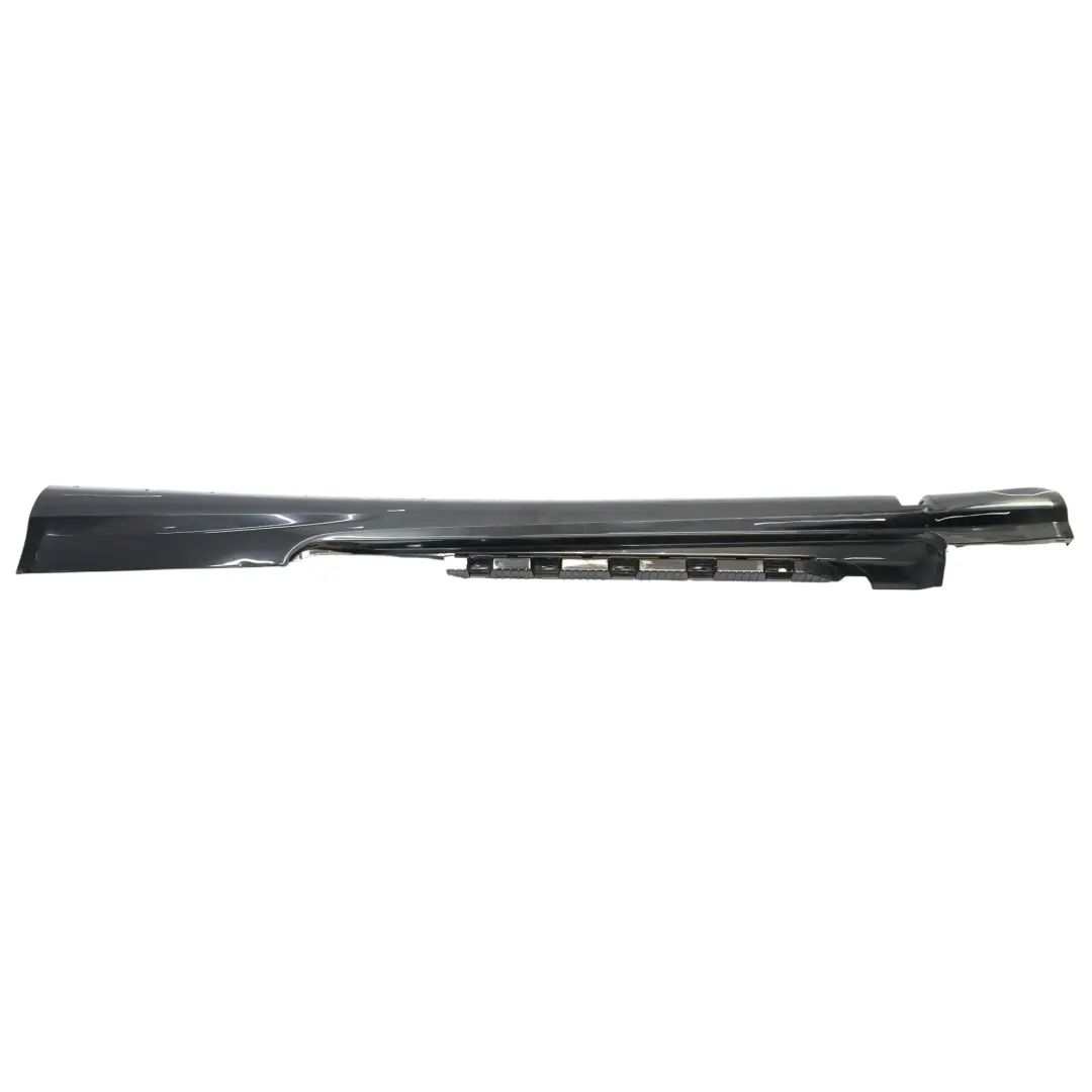 W207 Side Skirt AMG Door Sill Cover Left N/S Obsidian Black - 197 Mercedes - SKU A2076981354-OB2 - Part number A2076981354