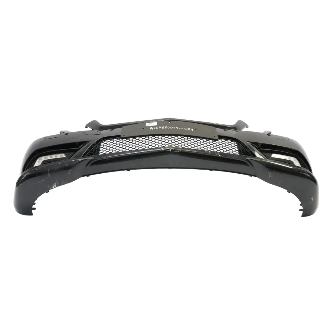 Mercedes W207 Bumper Front Trim Panel Obsidian Black Metallic - 197 - SKU A2078800447-OB1 - Part number A2078800447