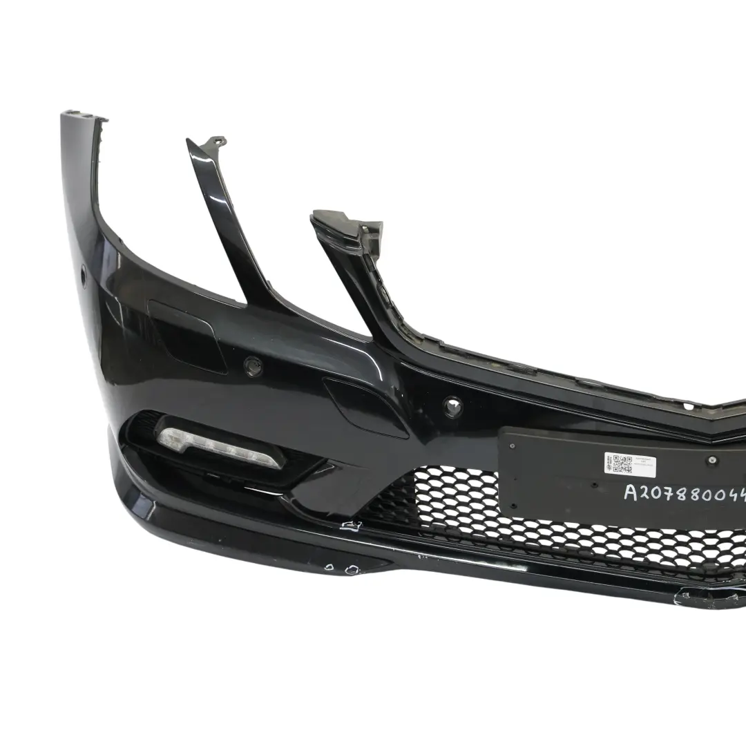 Mercedes W207 Bumper Front Trim Panel Obsidian Black Metallic - 197 - SKU A2078800447-OB1 - Part number A2078800447