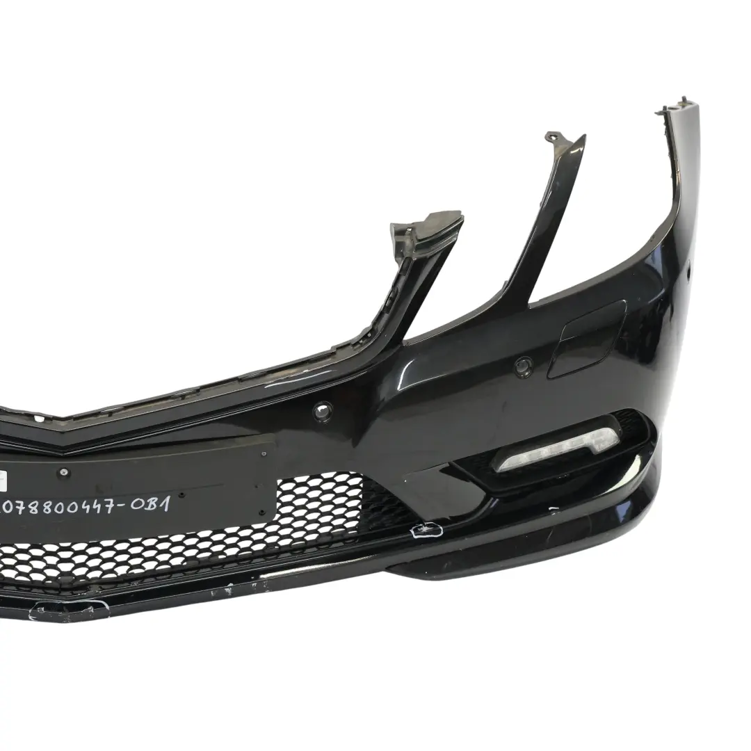 Mercedes W207 Bumper Front Trim Panel Obsidian Black Metallic - 197 - SKU A2078800447-OB1 - Part number A2078800447
