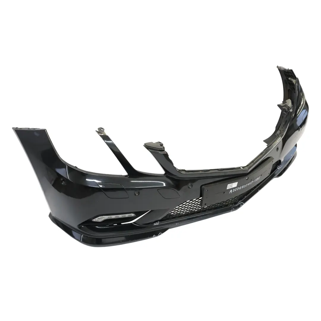 Mercedes W207 Bumper Front Trim Panel Obsidian Black Metallic - 197 - SKU A2078800447-OB1 - Part number A2078800447