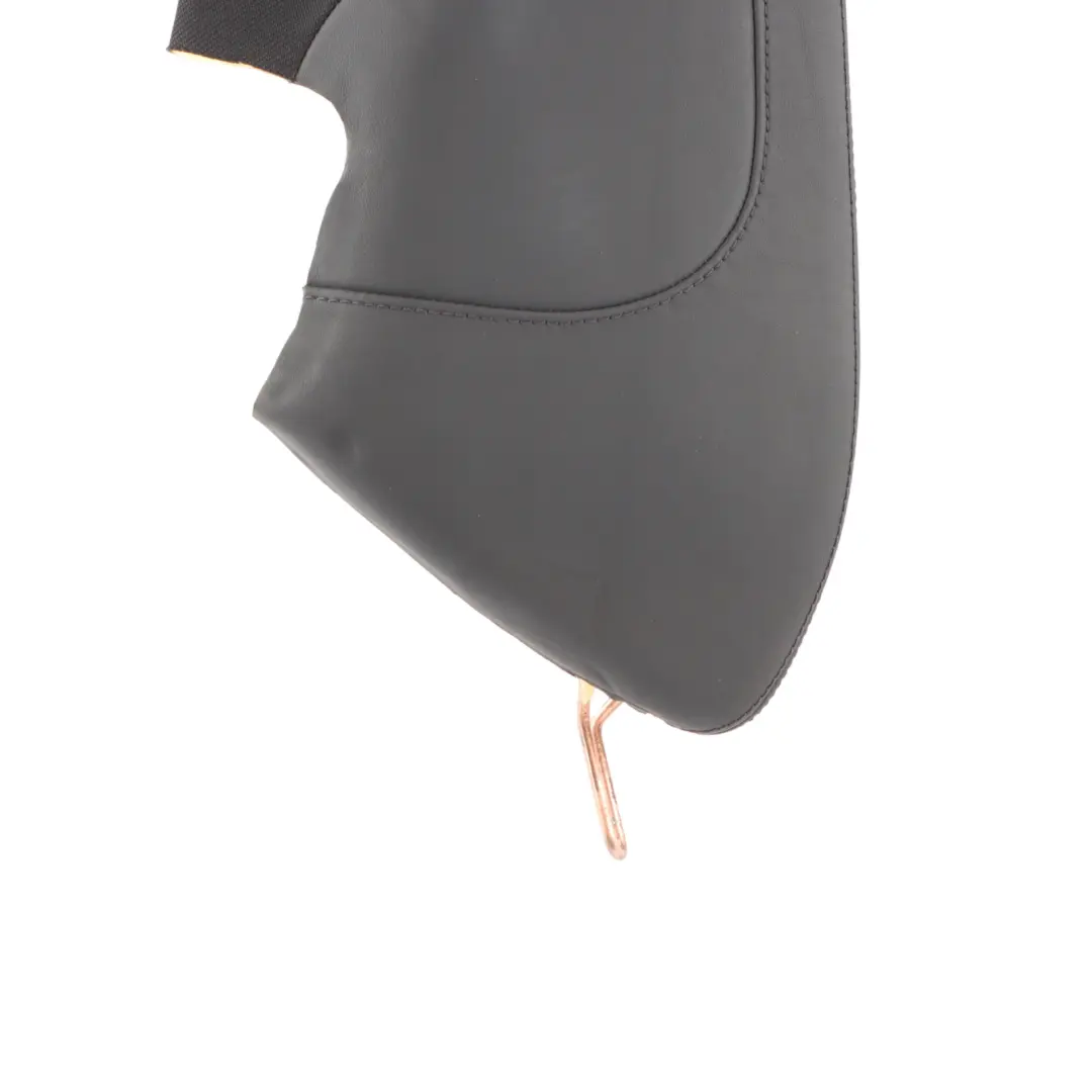 Lateral Rear Left N/S Panel Finisher Leather Black to Mercedes W204 Seat with Part number A2079207530 Mercedes W204 Seat Lateral Rear Left N/S Panel Finisher Leather Black - SKU A2079207530 - Part number A2079207530