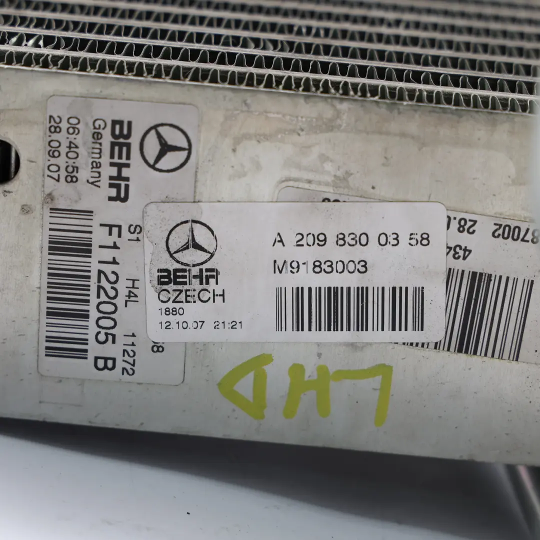 Mercedes C219 Radiateur Chauffage Climatisation Matrix - SKU A2098300358 - Numéro de pièce A2098300358
