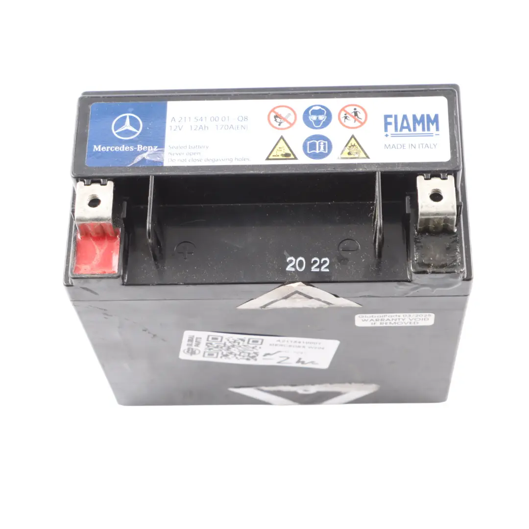 Mercedes-Benz W169 W204 W207 Auxiliary Additional Backup Battery to with Part number A2115410001 Mercedes-Benz W169 W204 W207 Auxiliary Additional Backup Battery - SKU A2115410001 - Part number A2115410001