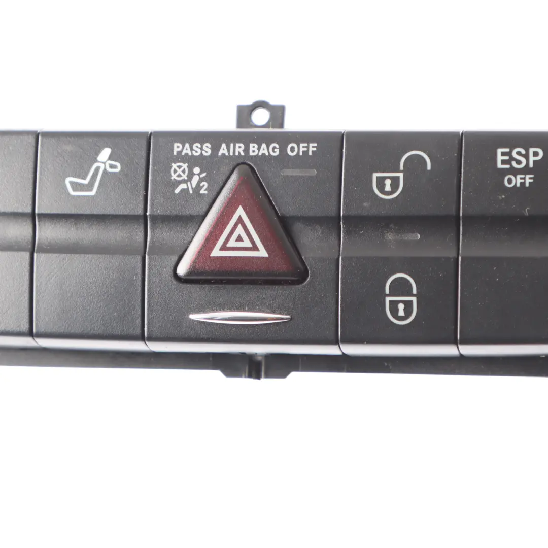 W219 Hazard Heater ESP Switch Control Block Button Panel to Mercedes with Part number A2118218658 Mercedes W219 Hazard Heater ESP Switch Control Block Button Panel - SKU A2118218658 - Part number A2118218658