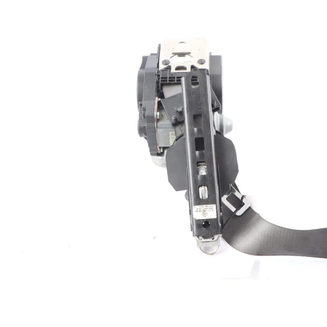 Belt Mercedes W211 Rear Seat Saloon Upper Left N/S Grey to Seat with Part number A2118604186 Seat Belt Mercedes W211 Rear Seat Saloon Upper Left N/S Grey - SKU A2118604186-1 - Part number A2118604186