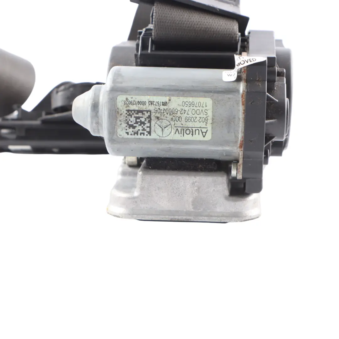 Mercedes W211 Seat Belt Front Right O/S Seatbelt Black - SKU A2118604286-1 - Part number A2118604286