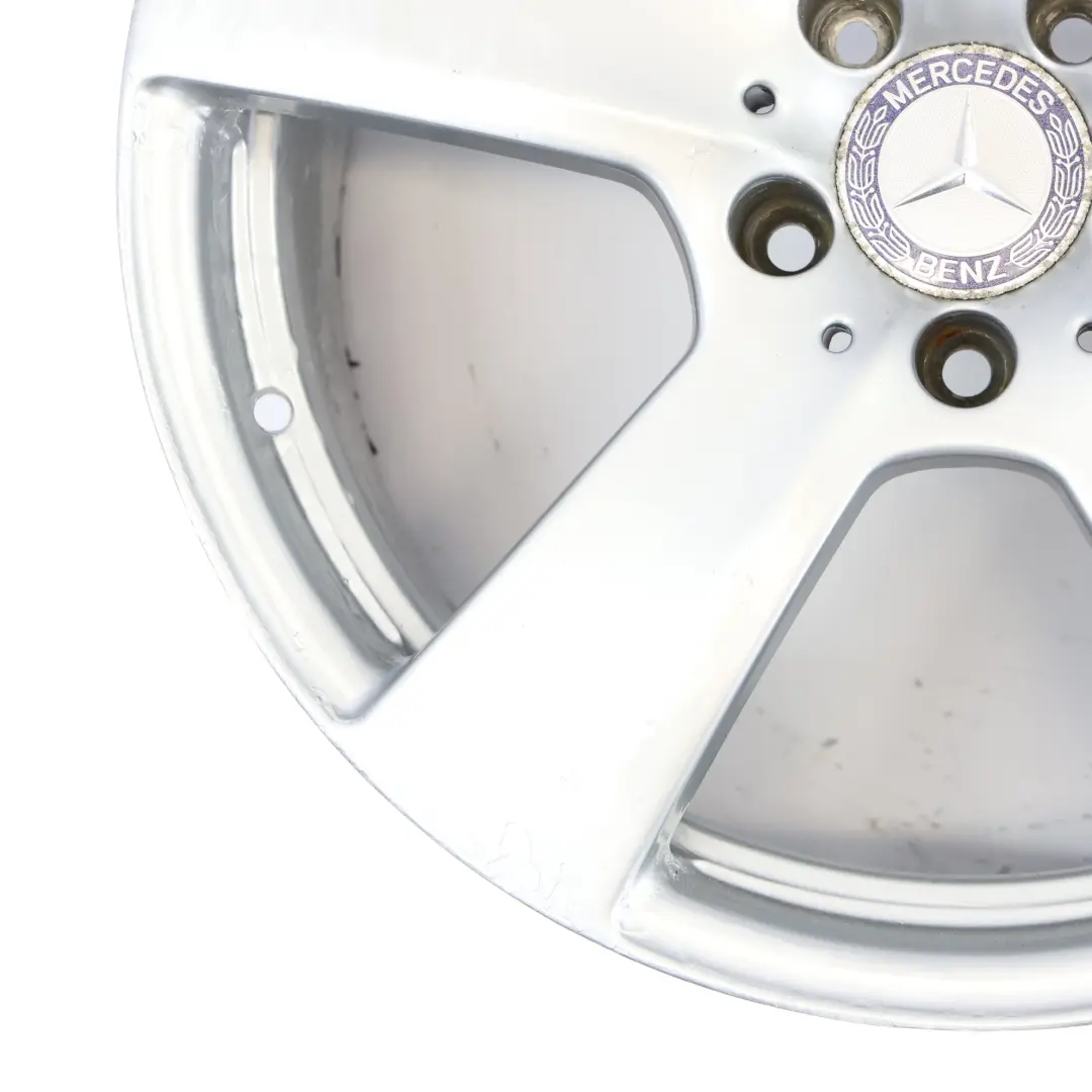 Front Axle Silver Alloy Wheel Rim 18" ET:48 8,5J to Mercedes W212 with Part number A2124011302 Mercedes W212 Front Axle Silver Alloy Wheel Rim 18" ET:48 8,5J - SKU A2124011302-1 - Part number A2124011302