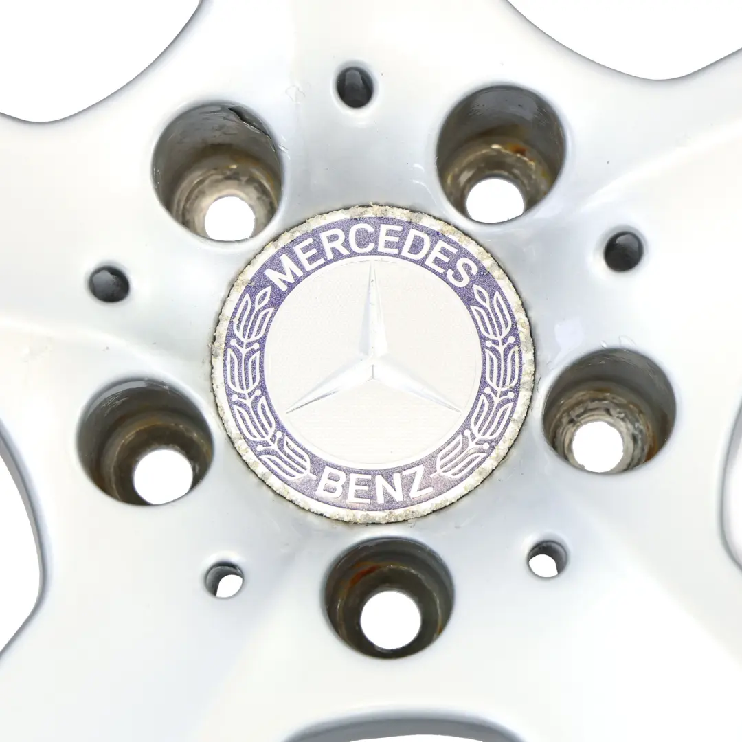 Front Axle Silver Alloy Wheel Rim 18" ET:48 8,5J Mercedes W212 - SKU A2124011302-1 - Part number A2124011302