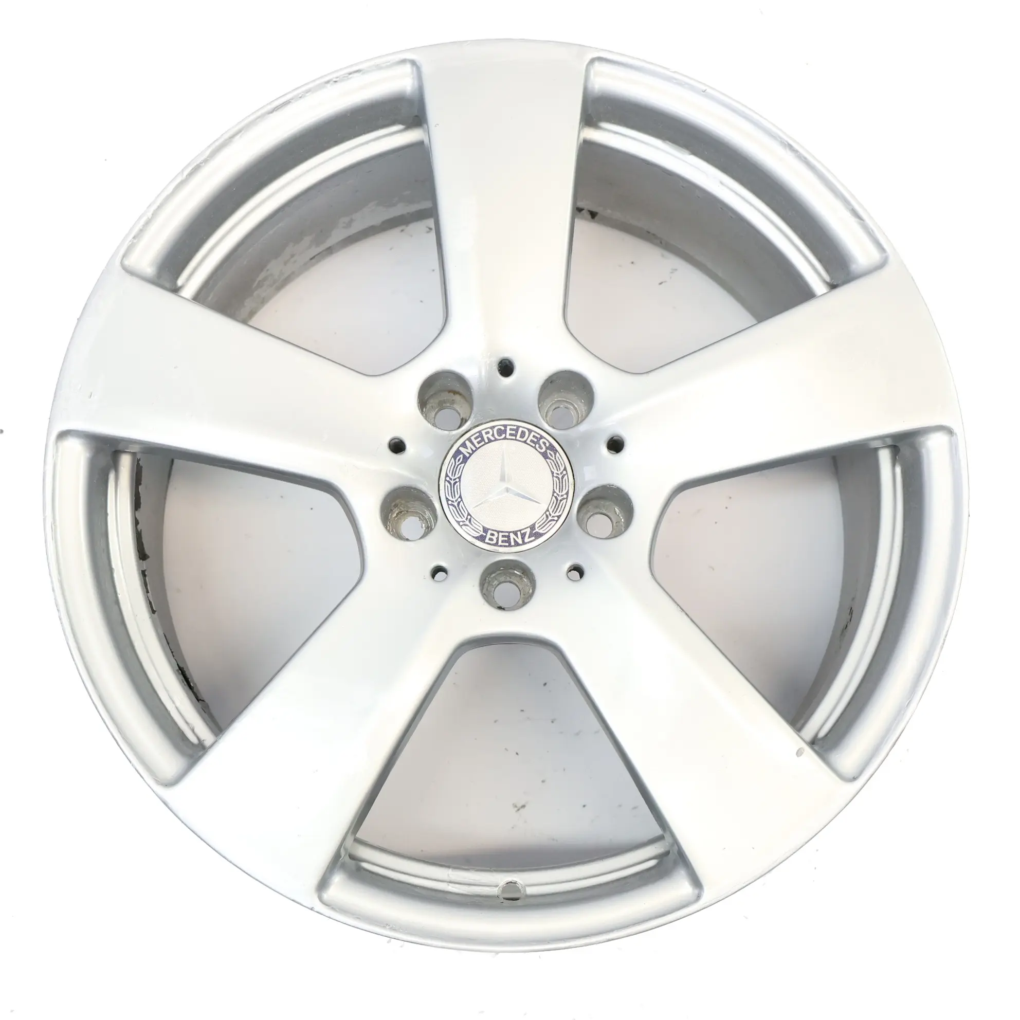 Mercedes W212 Asse Anteriore Argento Cerchio In Lega 18" Et:48 8,5J A2124011302