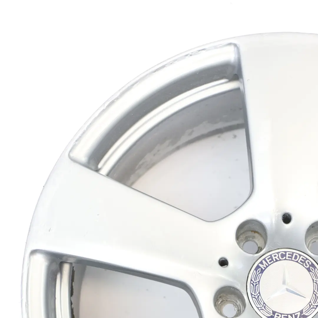 Mercedes W212 Essieu avant jante en alliage argente 18" ET:48 8,5J - SKU A2124011302-2 - Numéro de pièce A2124011302