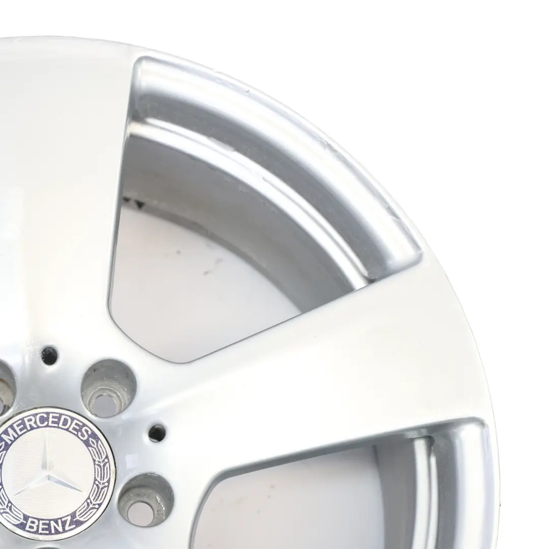 Mercedes W212 Essieu avant jante en alliage argente 18" ET:48 8,5J - SKU A2124011302-2 - Numéro de pièce A2124011302