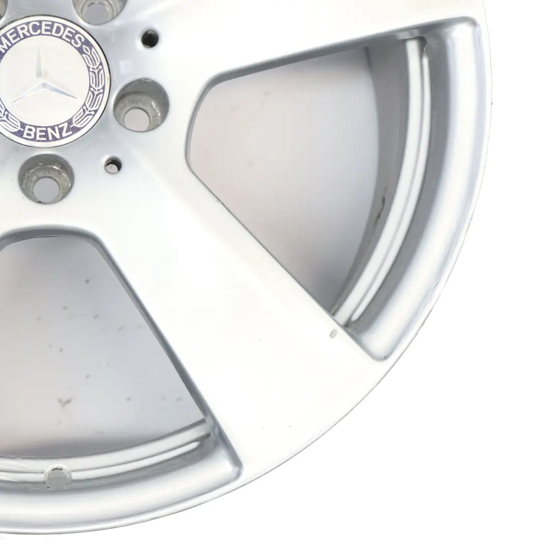 Mercedes W212 Essieu avant jante en alliage argente 18" ET:48 8,5J - SKU A2124011302-2 - Numéro de pièce A2124011302