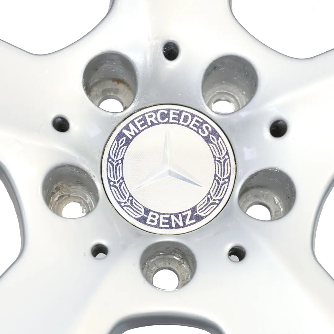 Mercedes W212 Essieu avant jante en alliage argente 18" ET:48 8,5J - SKU A2124011302-2 - Numéro de pièce A2124011302