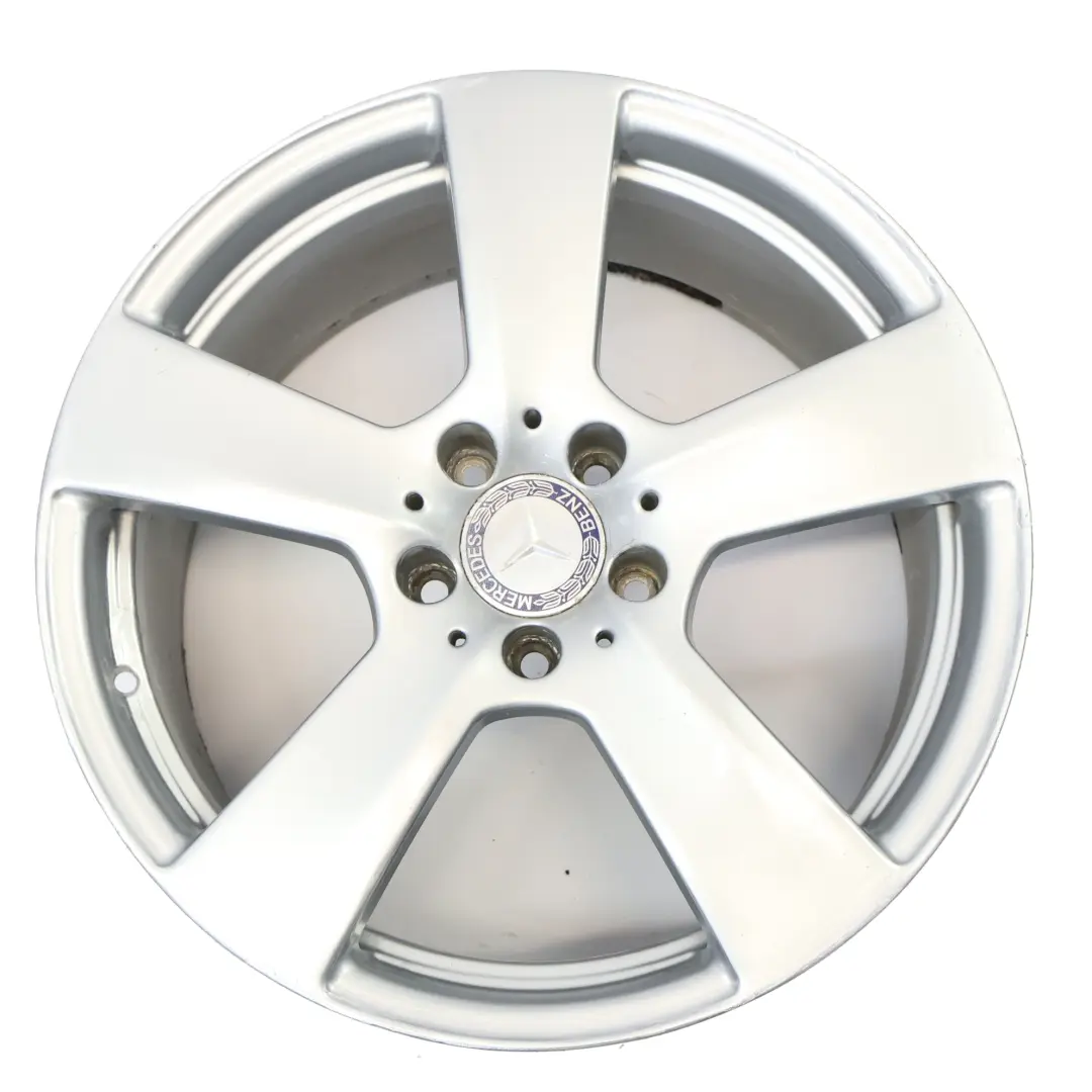 Mercedes W212 Asse Posteriore Argento Cerchio In Lega 18" Et:54 9J - SKU A2124011402-2 - Numero di parte A2124011402