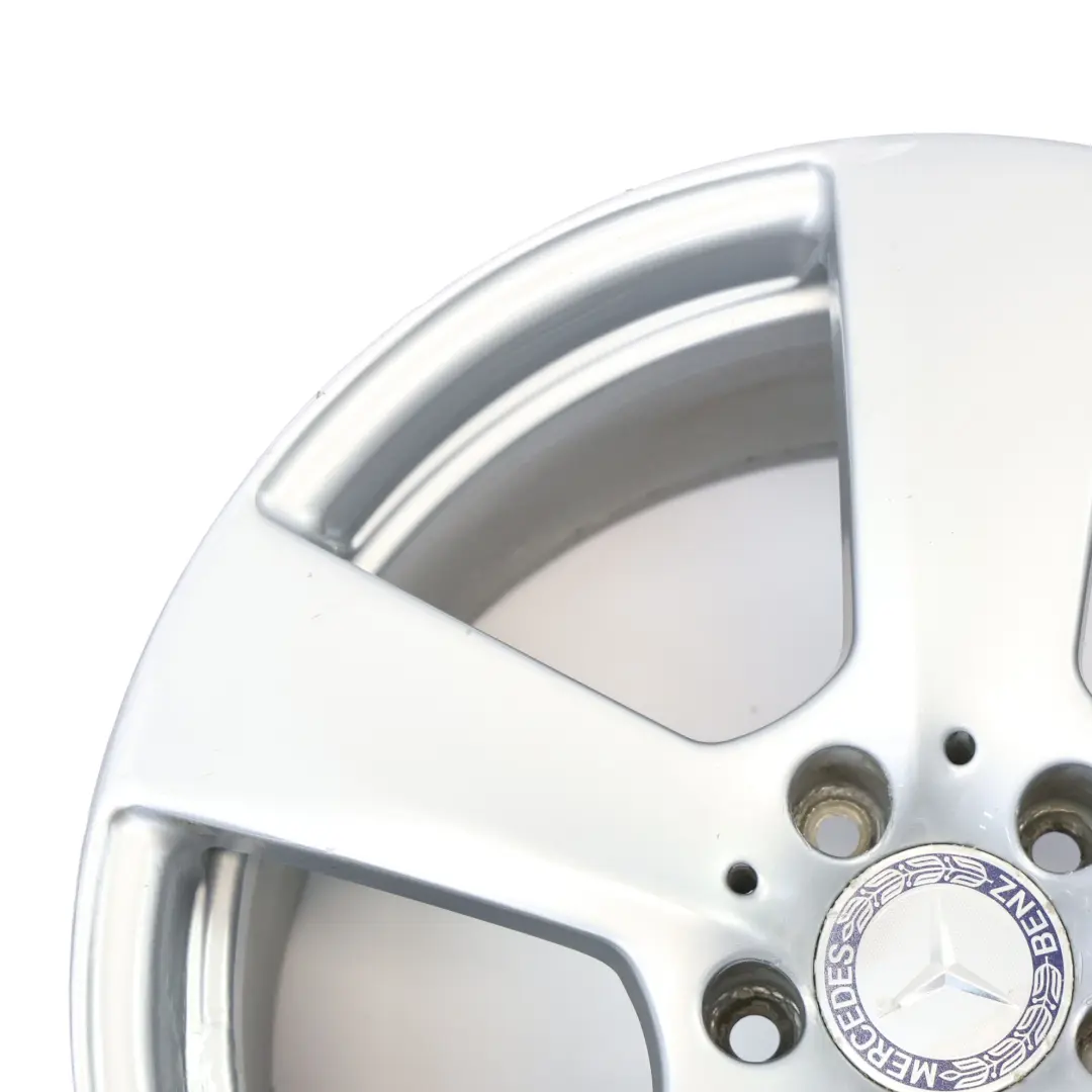 Mercedes W212 Rear Axle Silver Alloy Wheel Rim 18" ET:54 9J - SKU A2124011402-2 - Part number A2124011402