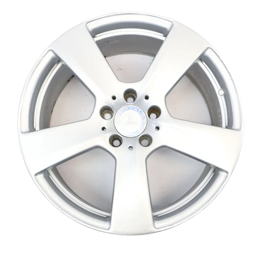 Mercedes W212 Asse Posteriore Argento Cerchio Lega 18" ET:54 9J - SKU A2124011402-4 - Numero di parte A2124011402