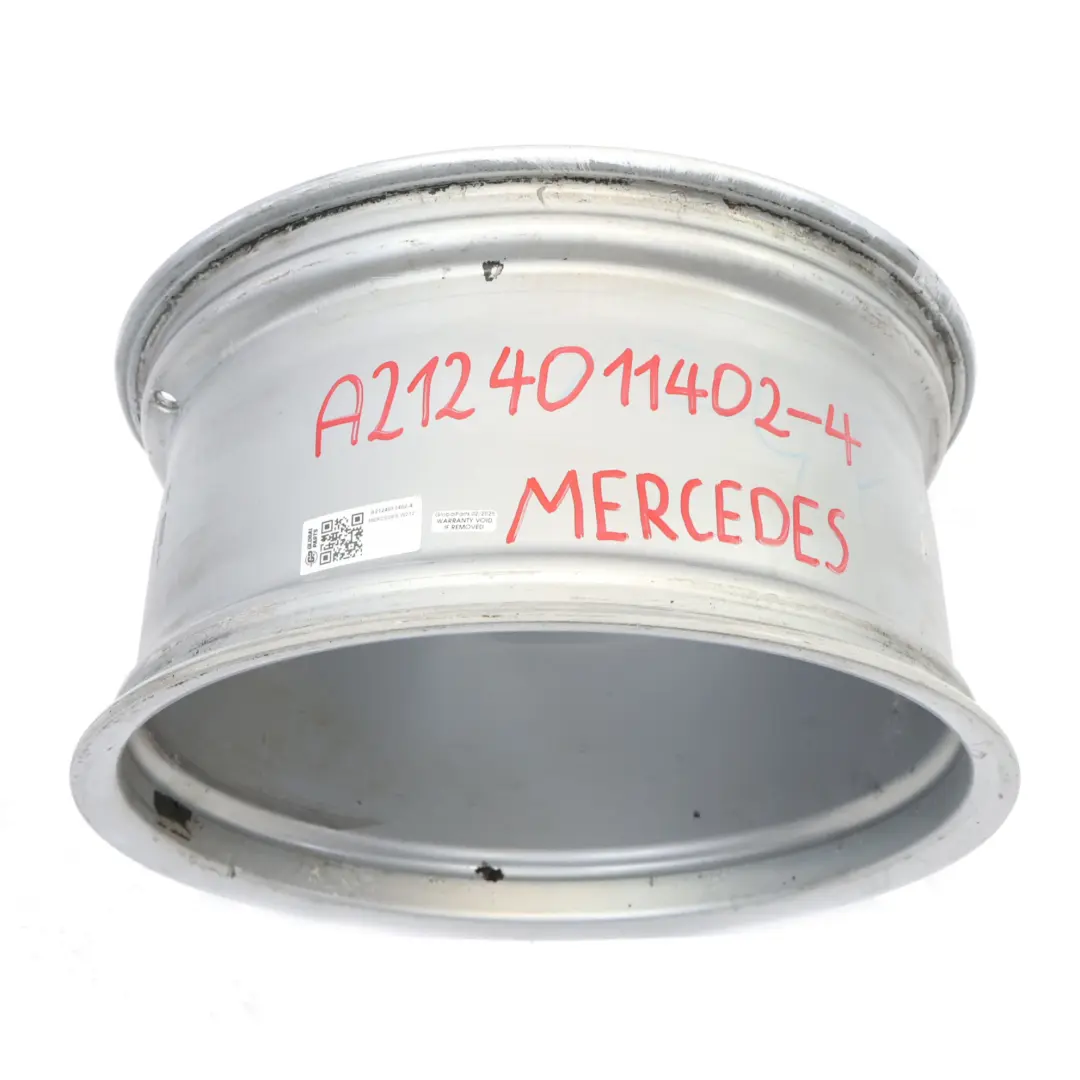 Mercedes W212 Asse Posteriore Argento Cerchio Lega 18" ET:54 9J - SKU A2124011402-4 - Numero di parte A2124011402
