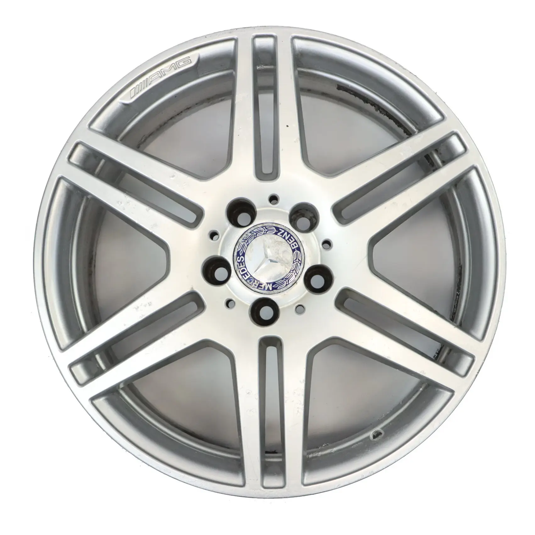 Mercedes W212 Asse Posteriore Argento Cerchio In Lega 18" Et:48 8,5J A2124012302