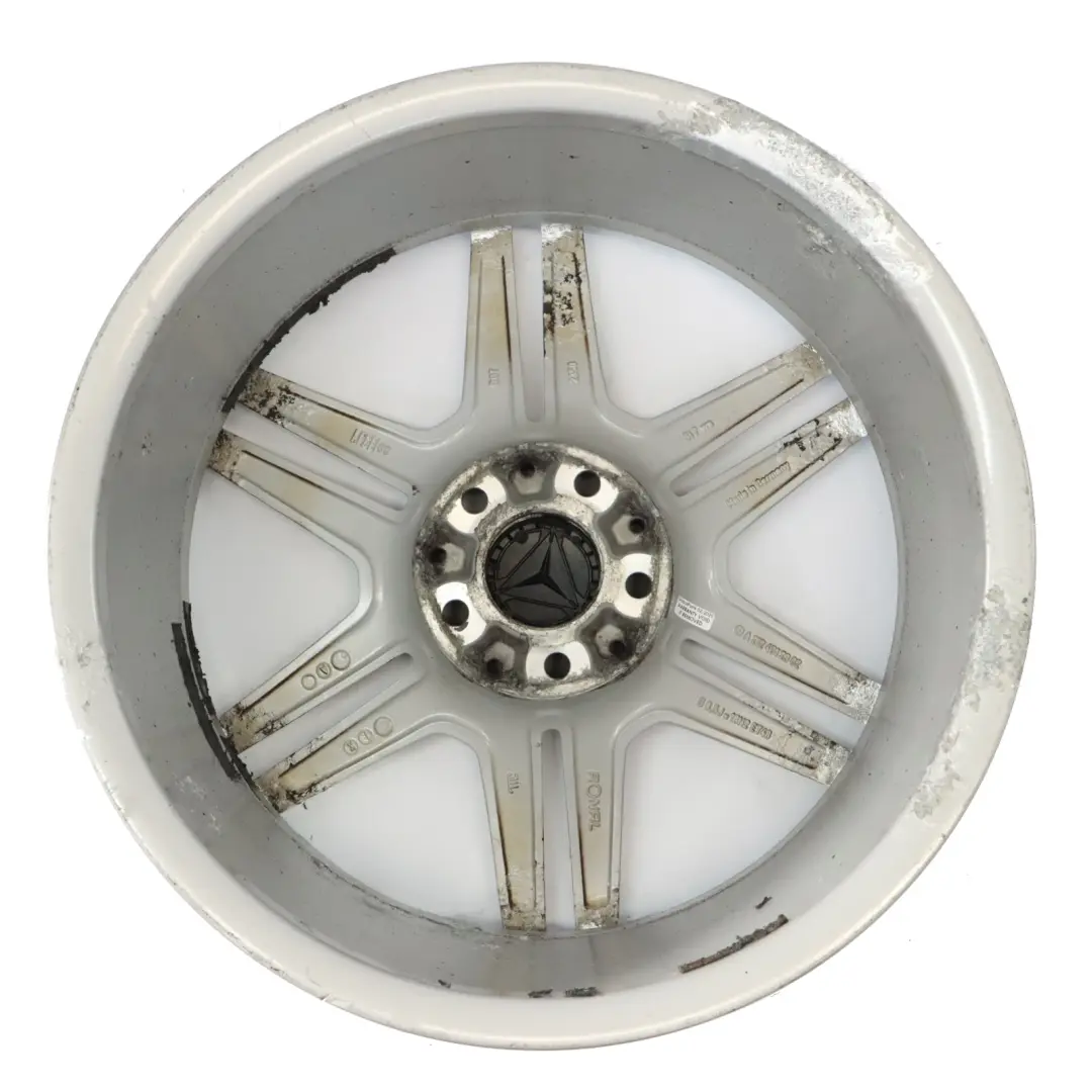 Mercedes W212 Asse Posteriore Argento Cerchio In Lega 18" Et:48 8,5J - SKU A2124012302-1 - Numero di parte A2124012302