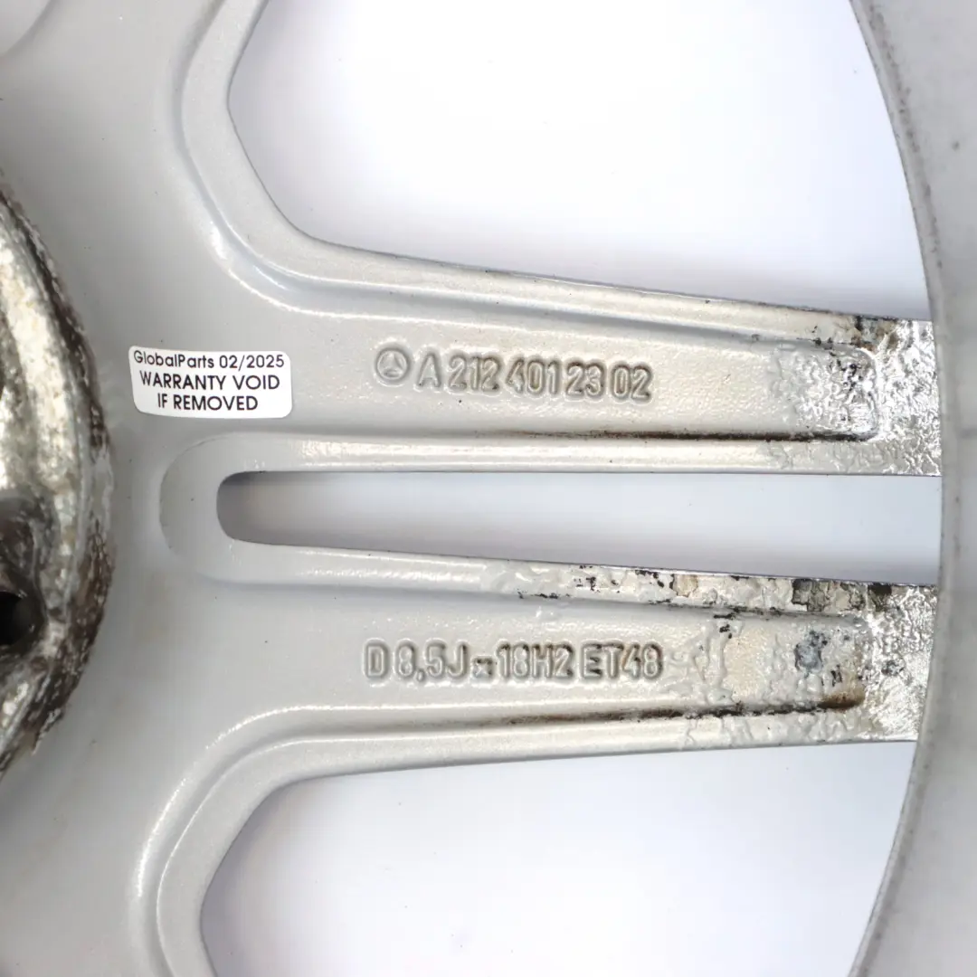 Mercedes W212 Felga Aluminiowa 18" ET:48 8,5J - SKU A2124012302-1 - Numer Części A2124012302